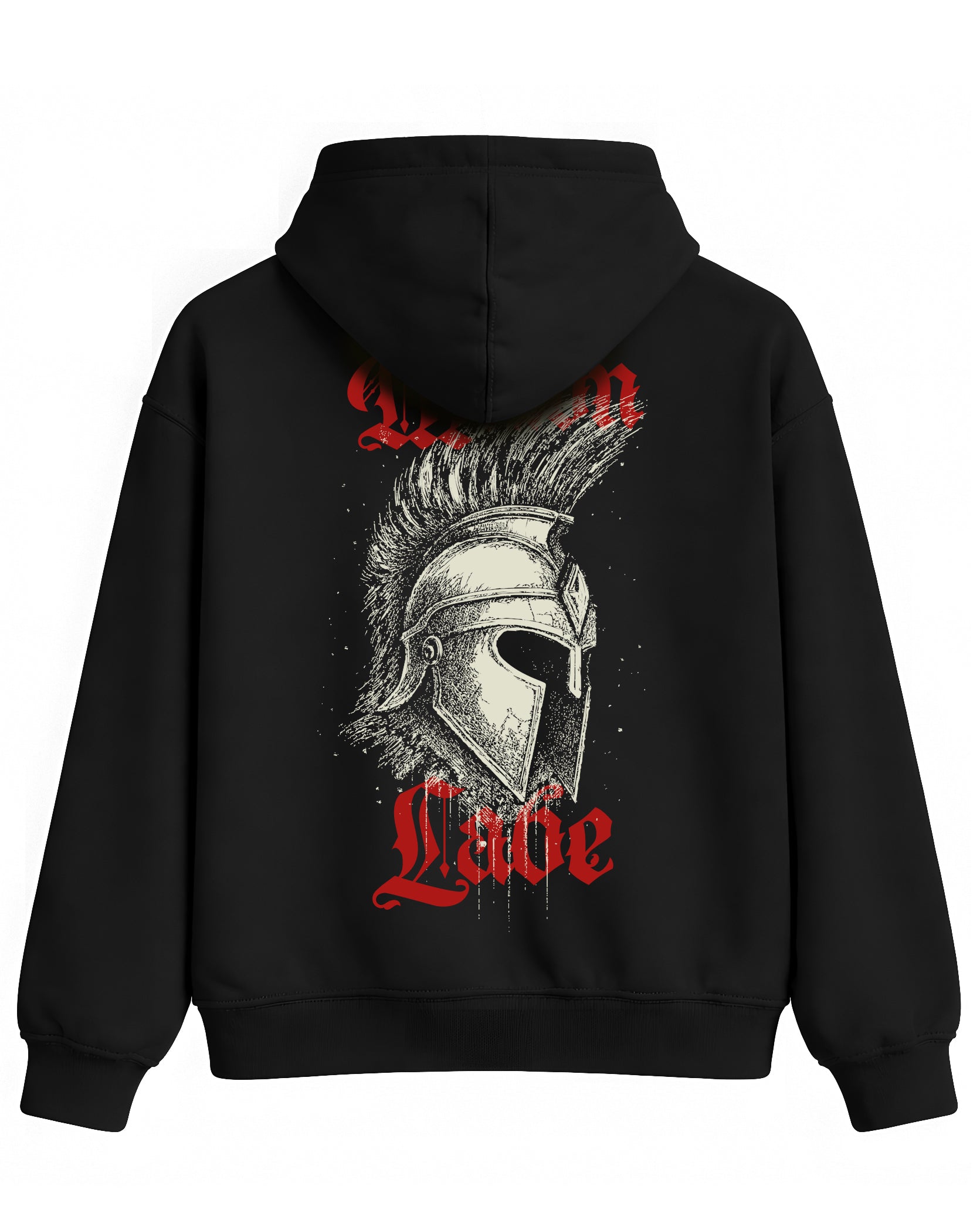 Molon Labe Hoodie – Sparta Savaşçı Temalı Siyah Kapüşonlu Sweatshirt | Unisex Premium Tasarım