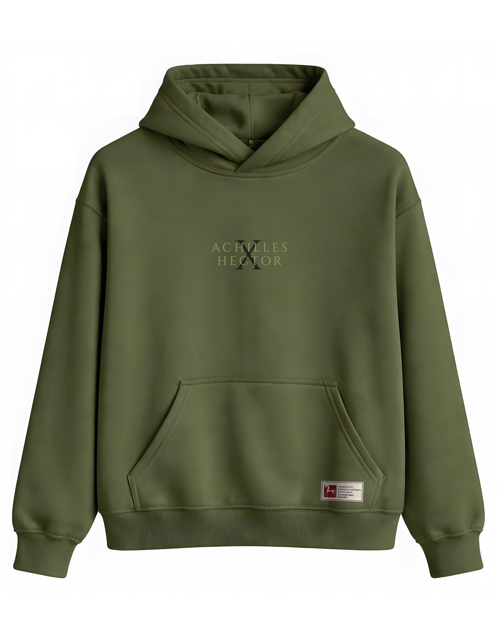 Achilles Hector Hoodie – Mitoloji Tasarım Sweatshirt | Premium Unisex Kapüşonlu - The Horda