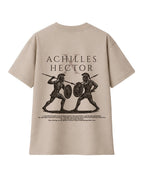 Achilles Hector – Mitoloji Tasarım Regular %100 Pamuklu Tişört - The Horda