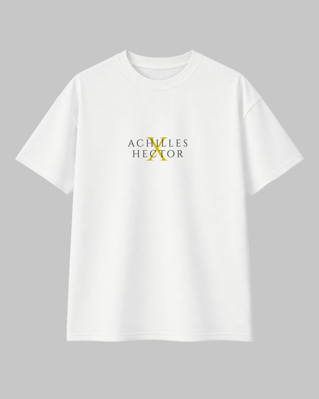 Achilles Hector – Mitoloji Tasarım Regular %100 Pamuklu Tişört - The Horda