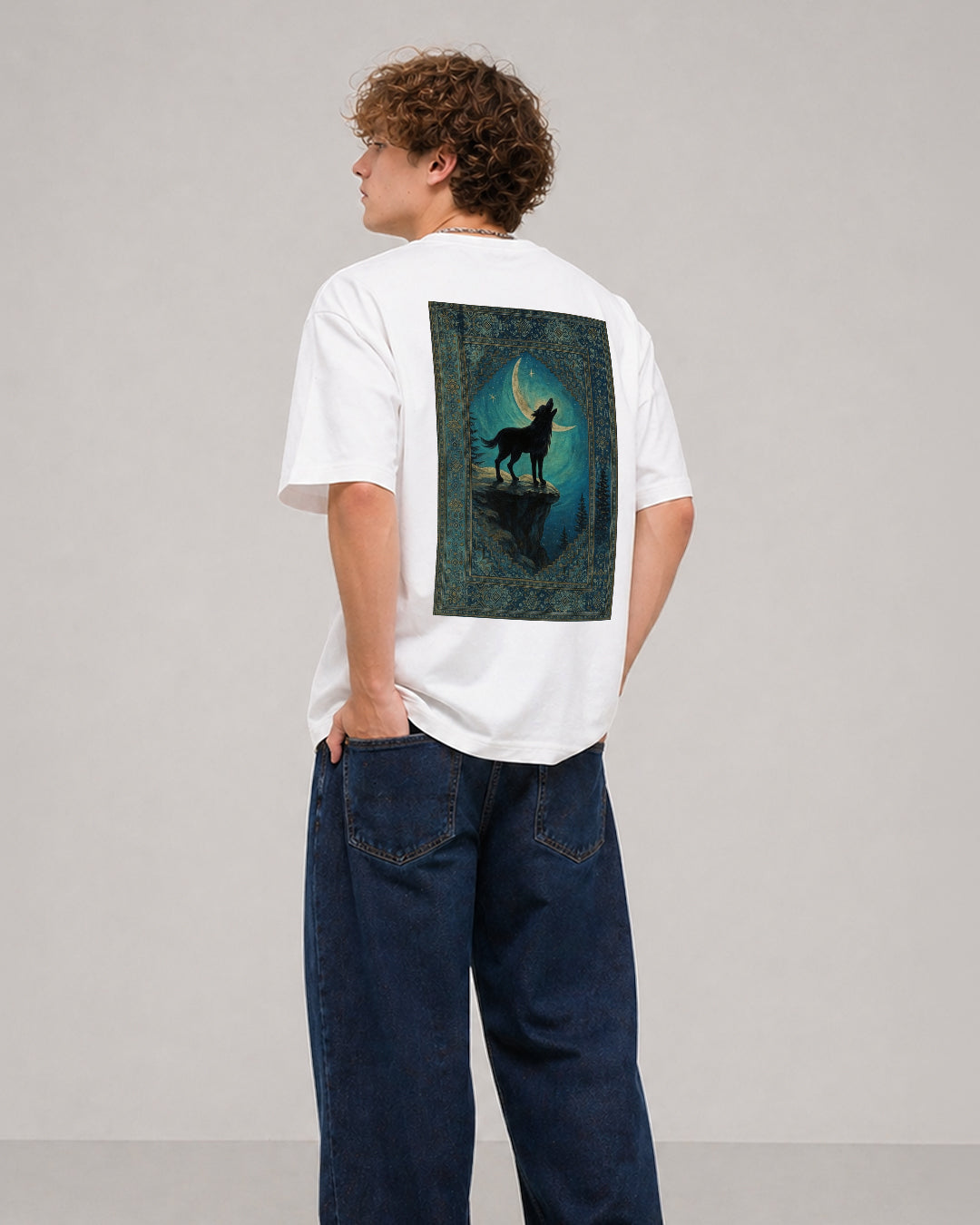 Asena T-Shirt | Türk Mitolojisi Kurt Baskılı Tişört | The Horda