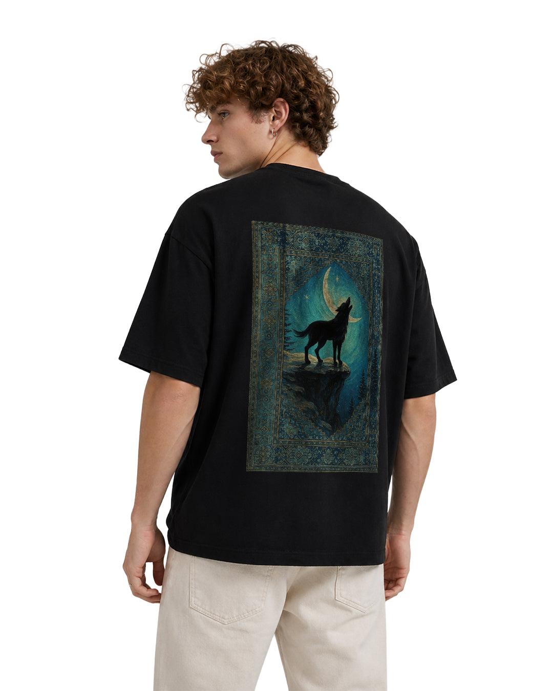 Asena T-Shirt | Türk Mitolojisi Kurt Baskılı Tişört | The Horda