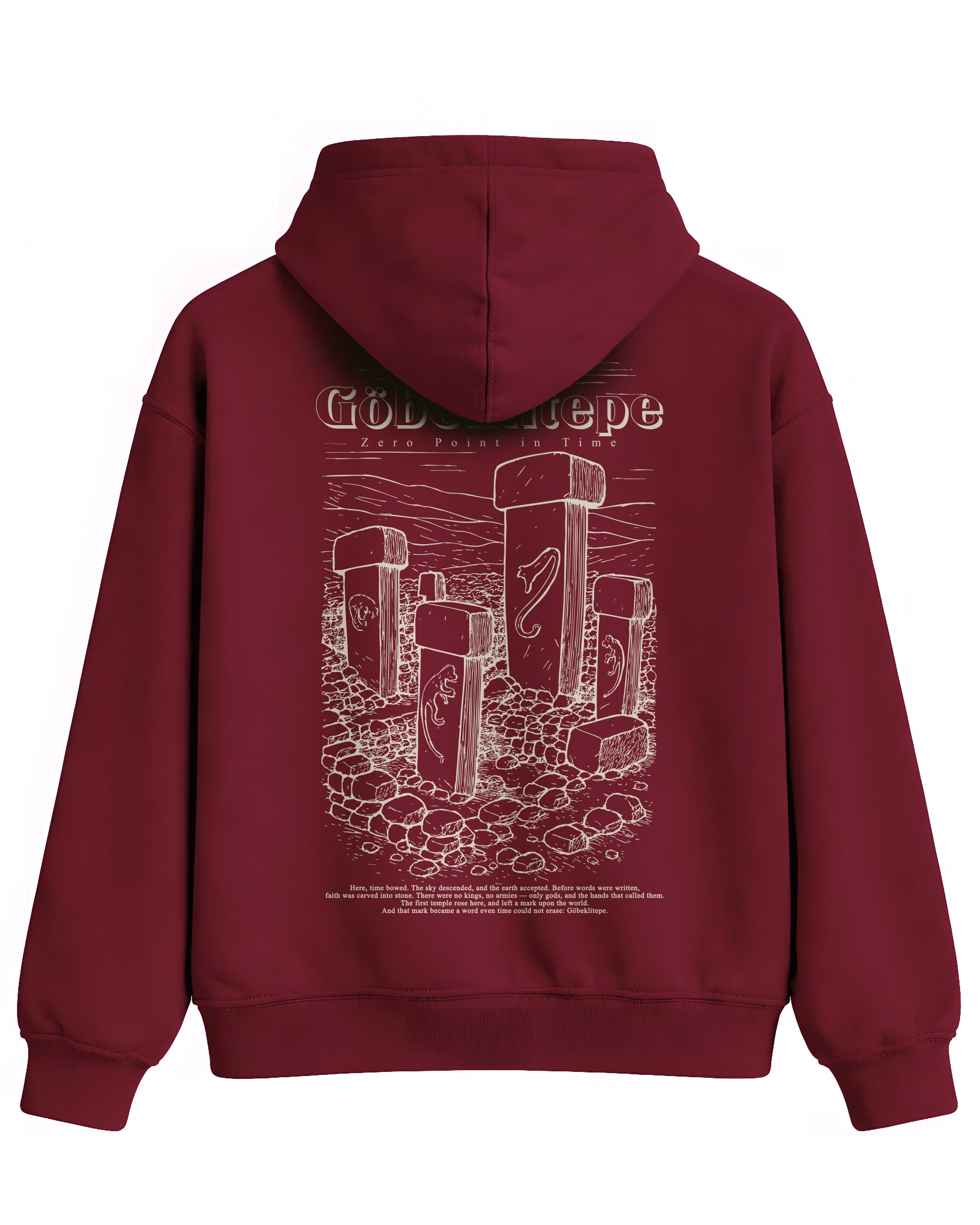 Göbeklitepe Hoodie – Tarihin Sıfır Noktası Kapüşonlu Sweatshirt | Unisex Premium Tasarım