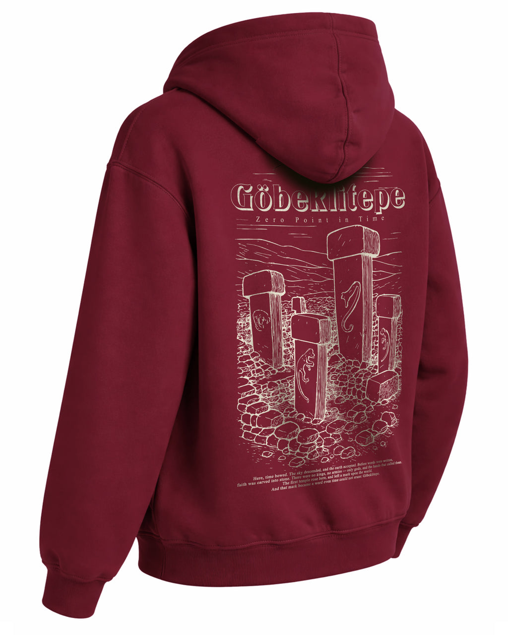Göbeklitepe Hoodie – Tarihin Sıfır Noktası Kapüşonlu Sweatshirt | Unisex Premium Tasarım