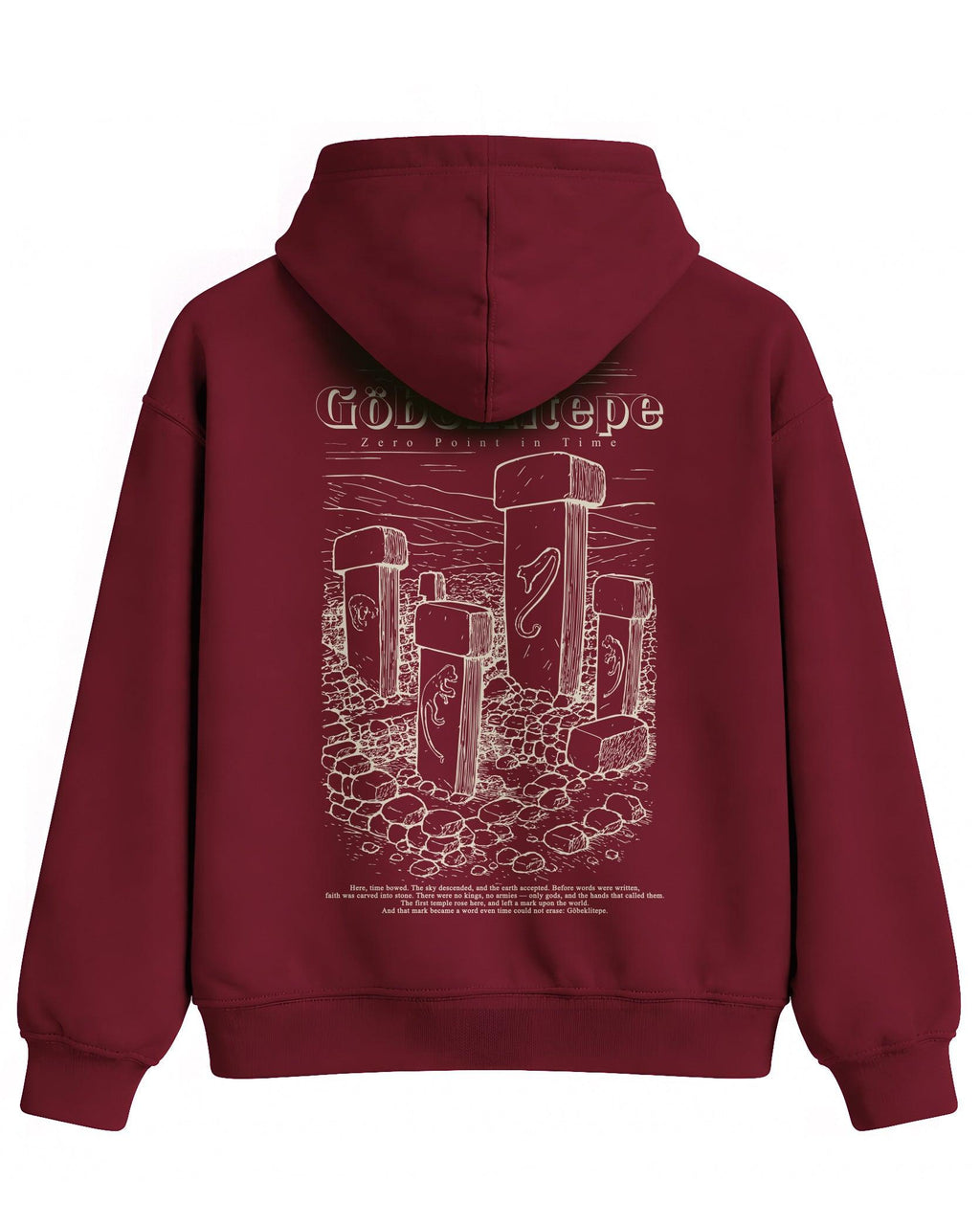 Göbeklitepe Hoodie – Tarihin Sıfır Noktası Kapüşonlu Sweatshirt | Unisex Premium Tasarım - The Horda