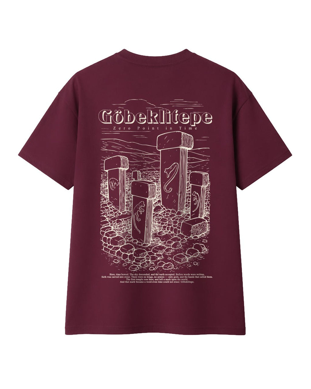 Göbeklitepe - Tarihin Sıfır Noktası %100 Pamuklu Tişört - The Horda