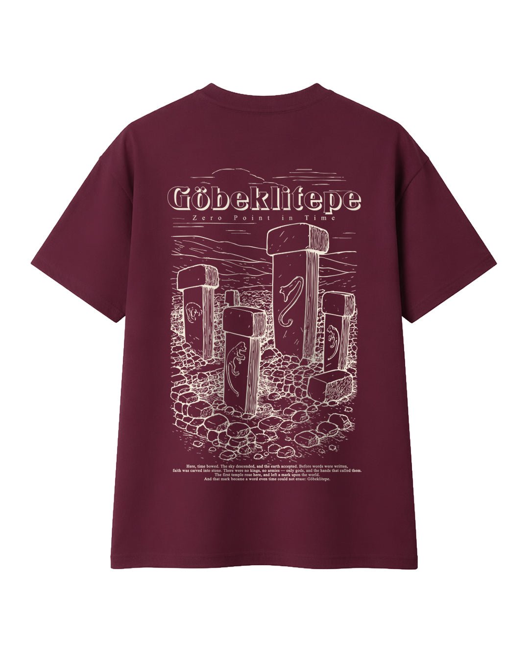 Göbeklitepe - Tarihin Sıfır Noktası %100 Pamuklu Tişört - The Horda