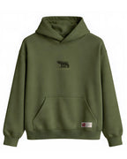 Lupa Capitolina Hoodie – Kuruluş Efsanesi Temalı Haki Kapüşonlu Sweatshirt | Unisex - The Horda