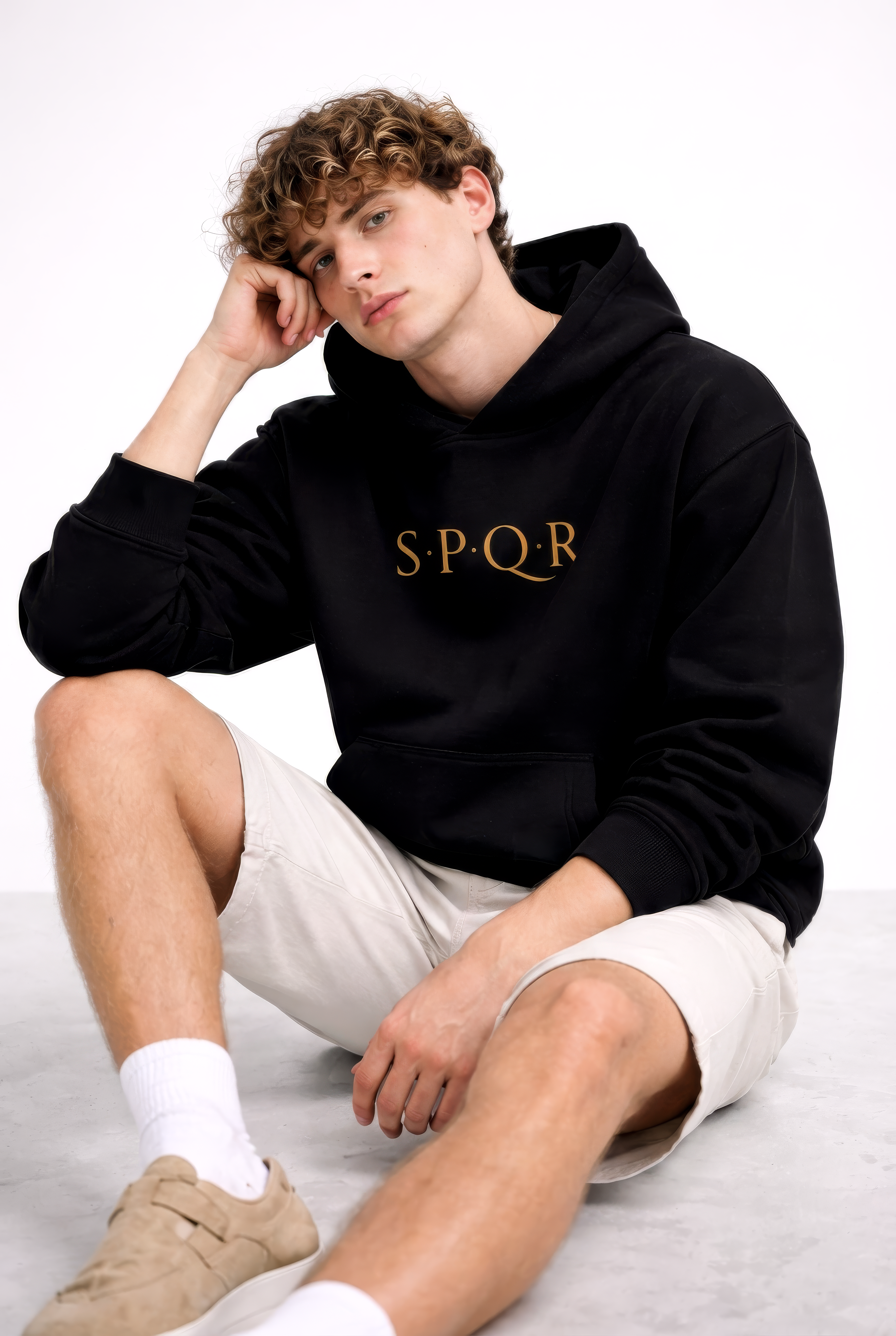 SPQR Basic Hoodie – SPQR Kapüşonlu Sweatshirt | Minimal Unisex Tasarım