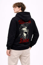 Molon Labe Hoodie – Sparta Savaşçı Temalı Siyah Kapüşonlu Sweatshirt | Unisex Premium Tasarım - The Horda