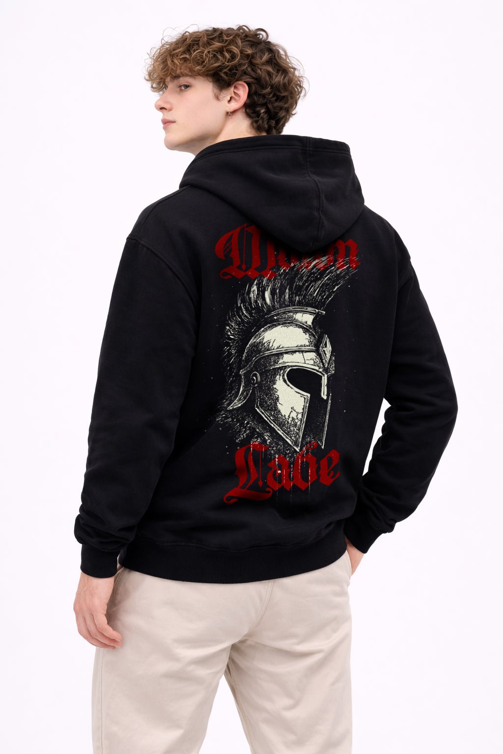 Molon Labe Hoodie – Sparta Savaşçı Temalı Siyah Kapüşonlu Sweatshirt | Unisex Premium Tasarım - The Horda