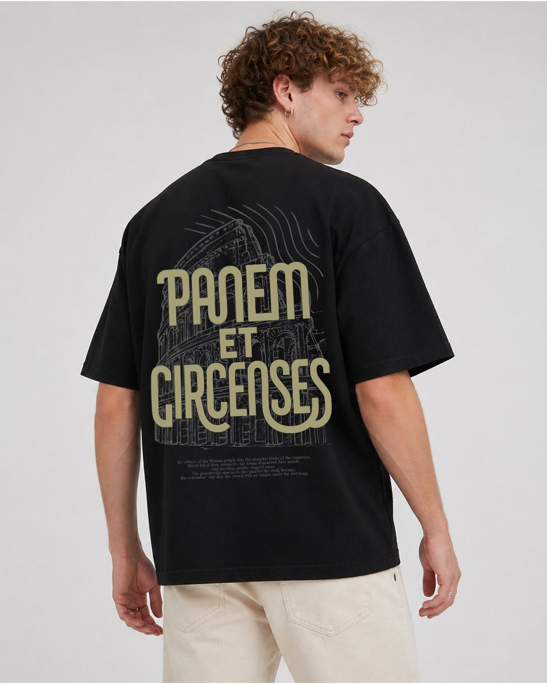 Panem et Circenses – Kolezyum Temalı Regular %100 Pamuklu Tişört - The Horda