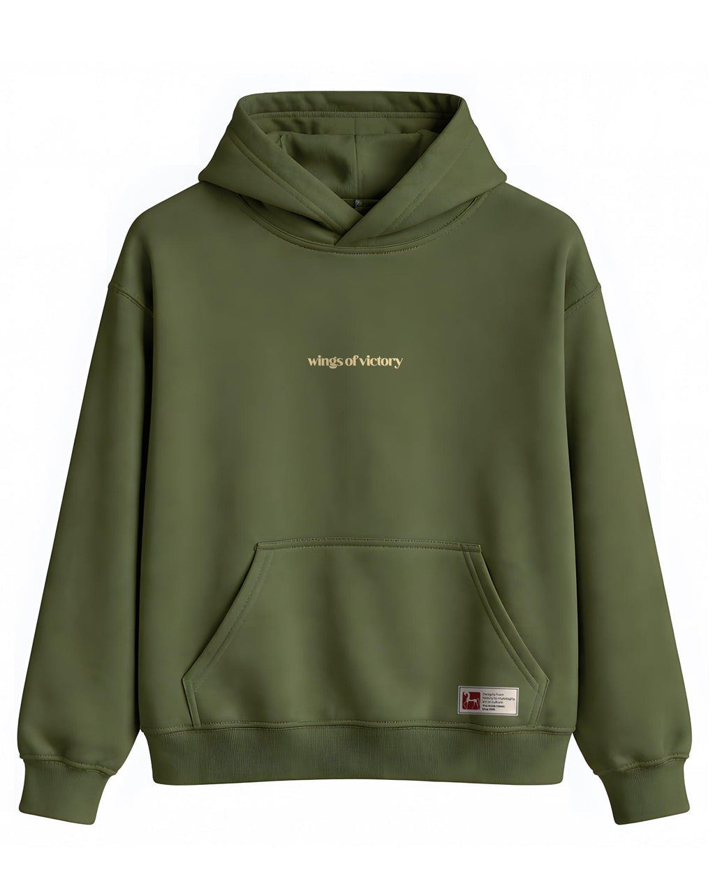 Samothrace Hoodie – Kanatlı Zafer (Nike) Heykeli Temalı Kapüşonlu Sweatshirt | Antik Sanat Unisex - The Horda