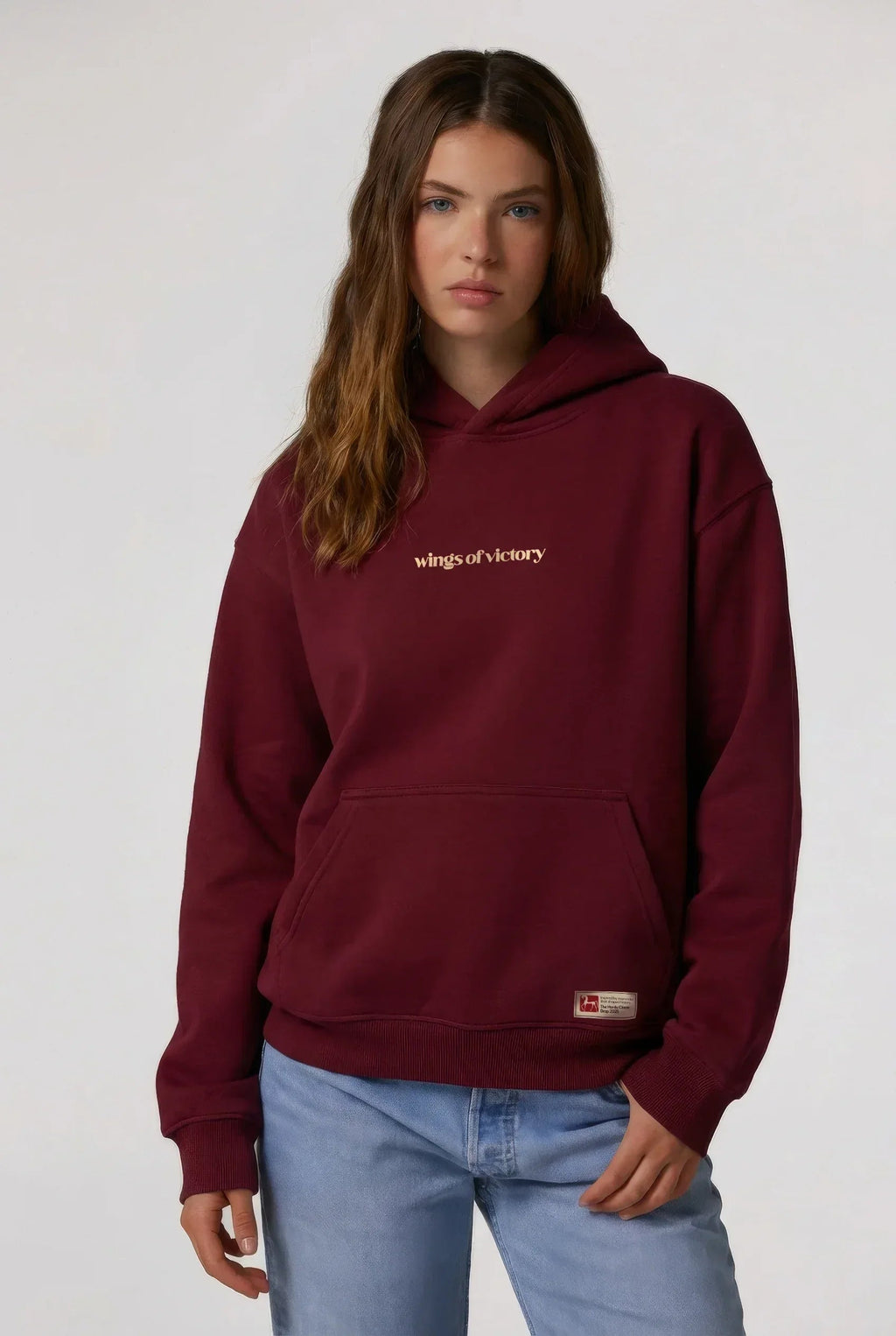 Samothrace Hoodie – Kanatlı Zafer (Nike) Heykeli Temalı Kapüşonlu Sweatshirt | Antik Sanat Unisex - The Horda