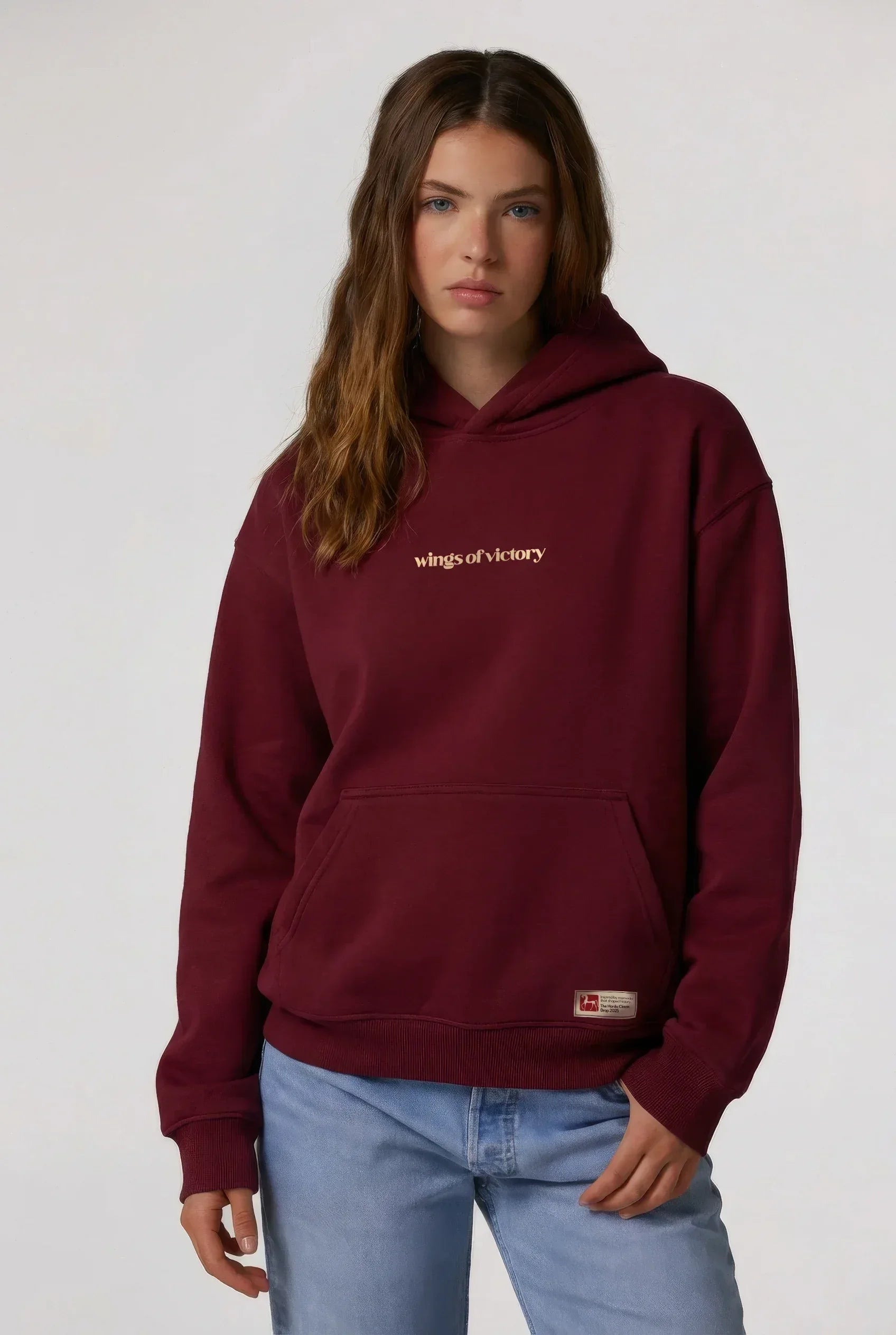 Samothrace Hoodie – Kanatlı Zafer (Nike) Heykeli Temalı Kapüşonlu Sweatshirt | Antik Sanat Unisex - The Horda