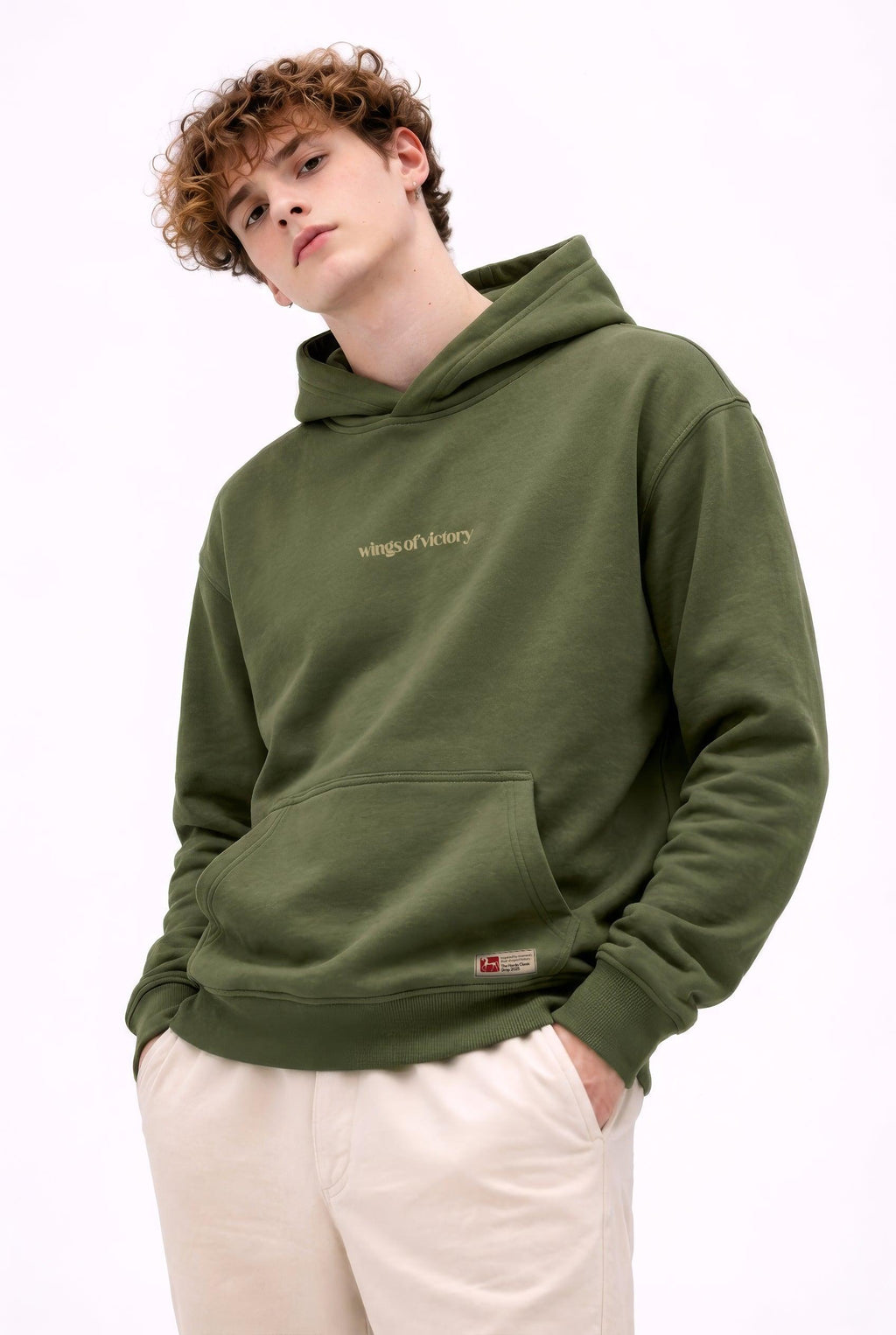 Samothrace Hoodie – Kanatlı Zafer (Nike) Heykeli Temalı Kapüşonlu Sweatshirt | Antik Sanat Unisex - The Horda