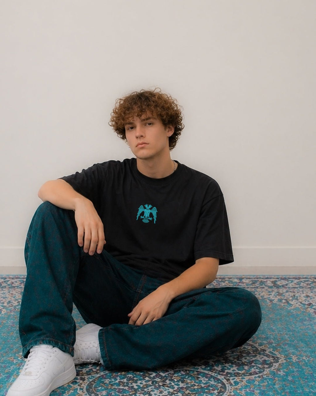 Selçuklu Basic Regular %100 Pamuk T-Shirt - The Horda