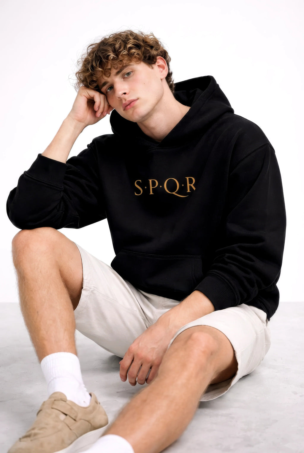 SPQR Basic Hoodie – SPQR Kapüşonlu Sweatshirt | Minimal Unisex Tasarım - The Horda