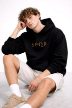 SPQR Basic Hoodie – SPQR Kapüşonlu Sweatshirt | Minimal Unisex Tasarım - The Horda