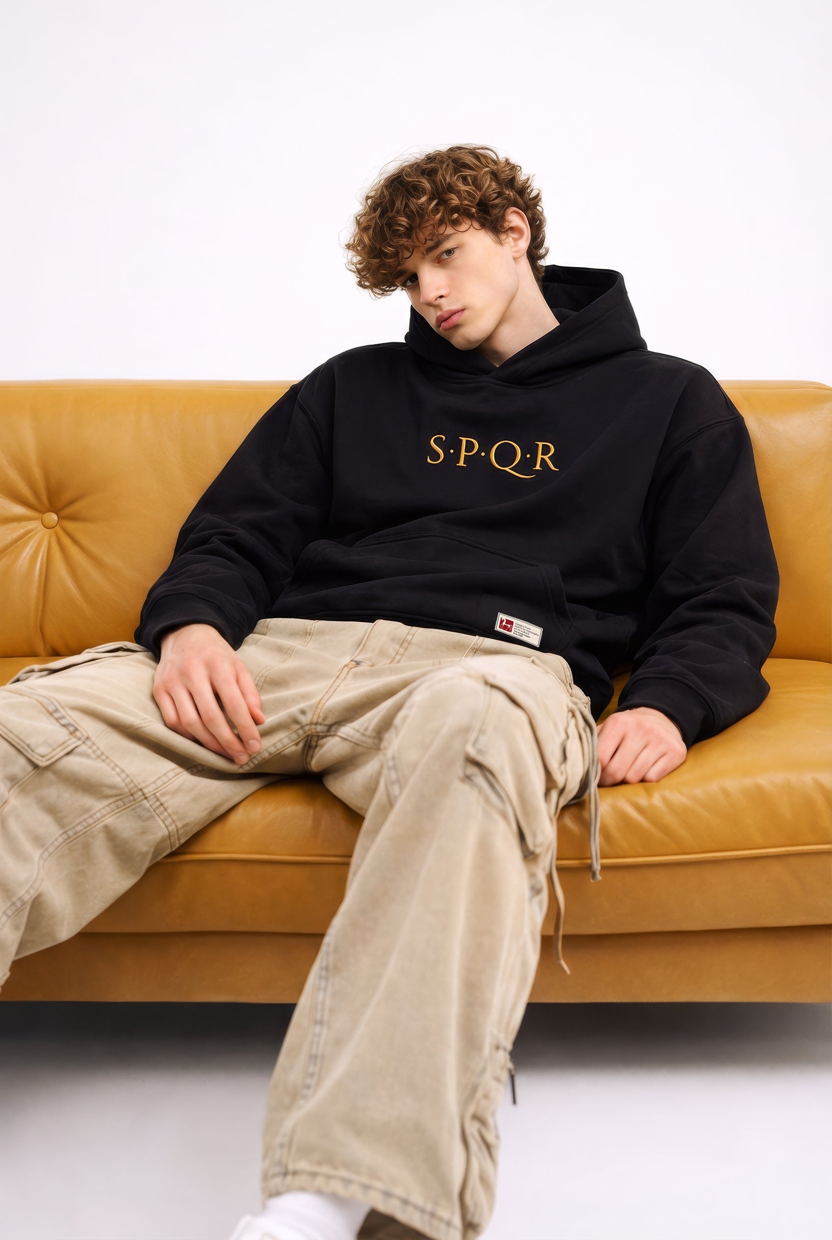 SPQR Basic Hoodie – SPQR Kapüşonlu Sweatshirt | Minimal Unisex Tasarım - The Horda