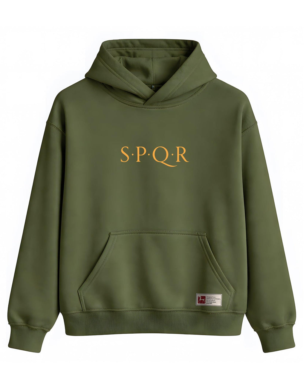 SPQR Basic Hoodie – SPQR Kapüşonlu Sweatshirt | Minimal Unisex Tasarım - The Horda