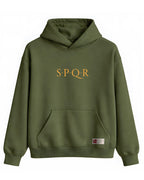 SPQR Basic Hoodie – SPQR Kapüşonlu Sweatshirt | Minimal Unisex Tasarım - The Horda