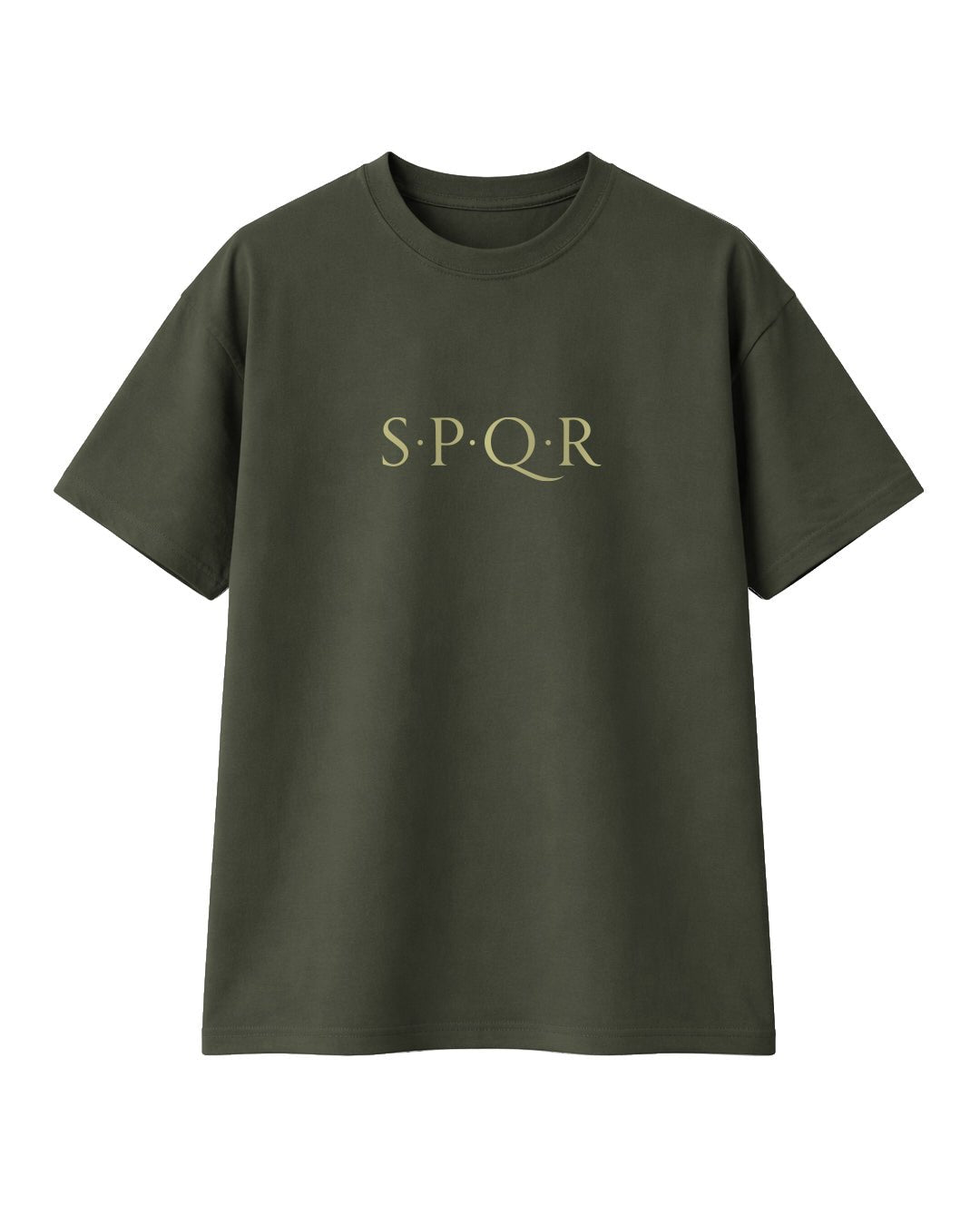 SPQR Basic Tişört – Basic SPQR Temalı %100 Pamuk Tişört - The Horda