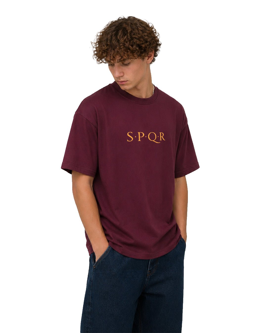 SPQR Basic Tişört – Basic SPQR Temalı %100 Pamuk Tişört - The Horda