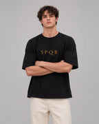 SPQR Basic Tişört – Basic SPQR Temalı %100 Pamuk Tişört - The Horda
