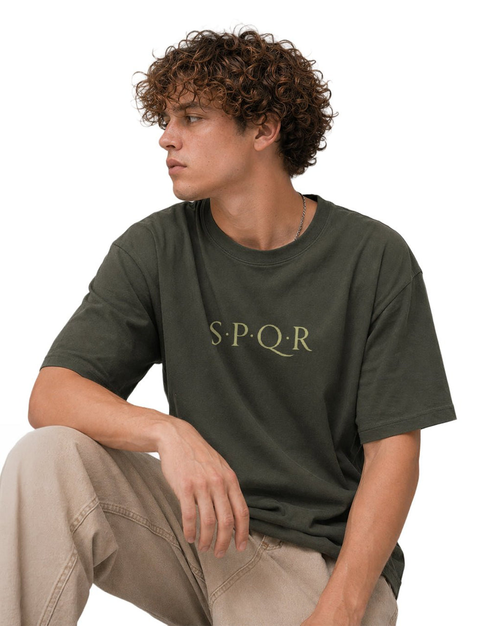 SPQR Basic Tişört – Basic SPQR Temalı %100 Pamuk Tişört - The Horda