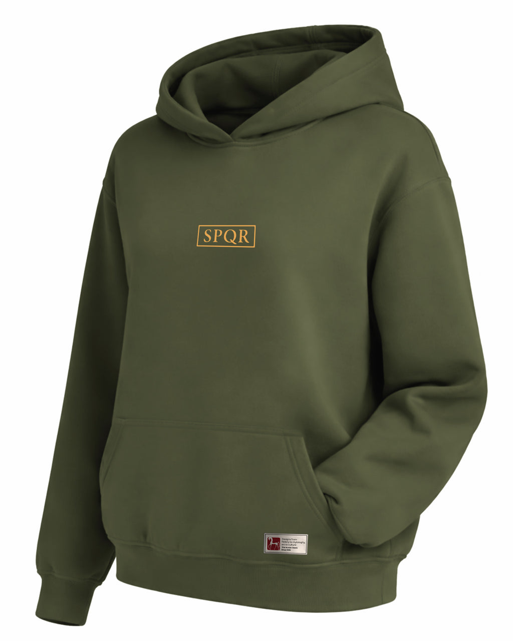 SPQR Hoodie – Roma Kartalı ve İmparatorluk Amblemi SPQR Temalı Kapüşonlu Sweatshirt | Unisex