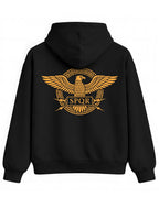 SPQR Hoodie – Roma Kartalı ve İmparatorluk Amblemi SPQR Temalı Kapüşonlu Sweatshirt | Unisex - The Horda
