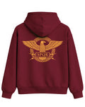 SPQR Hoodie – Roma Kartalı ve İmparatorluk Amblemi SPQR Temalı Kapüşonlu Sweatshirt | Unisex - The Horda