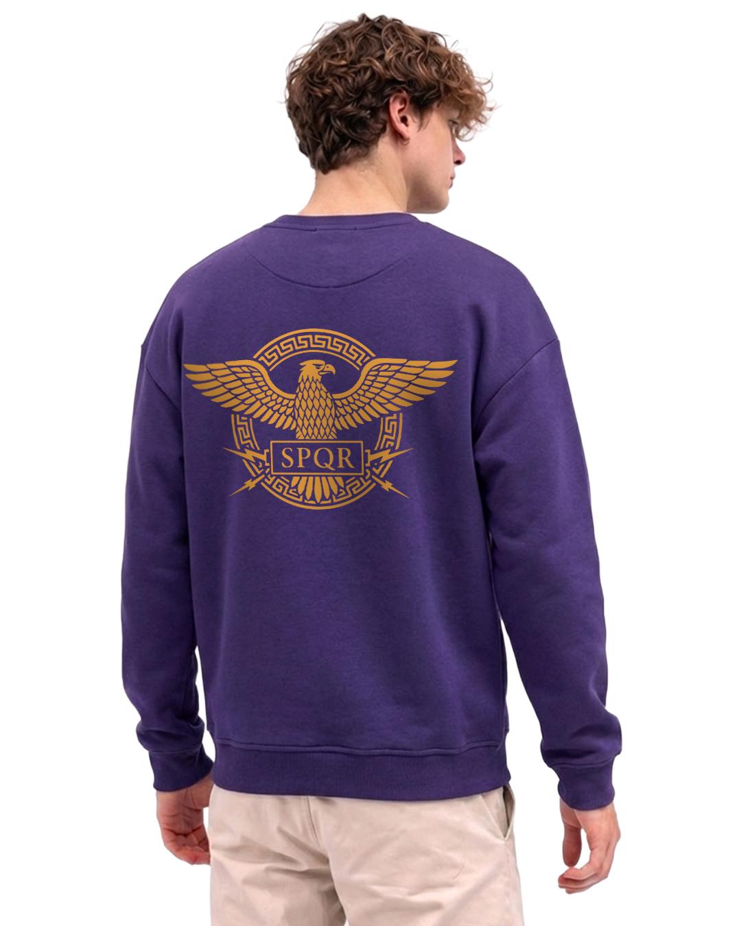 SPQR Kartal Sweatshirt – Doğu Roma İmparatorluğu Porfirogennetos Roma Kartalı Sweatshirt - The Horda