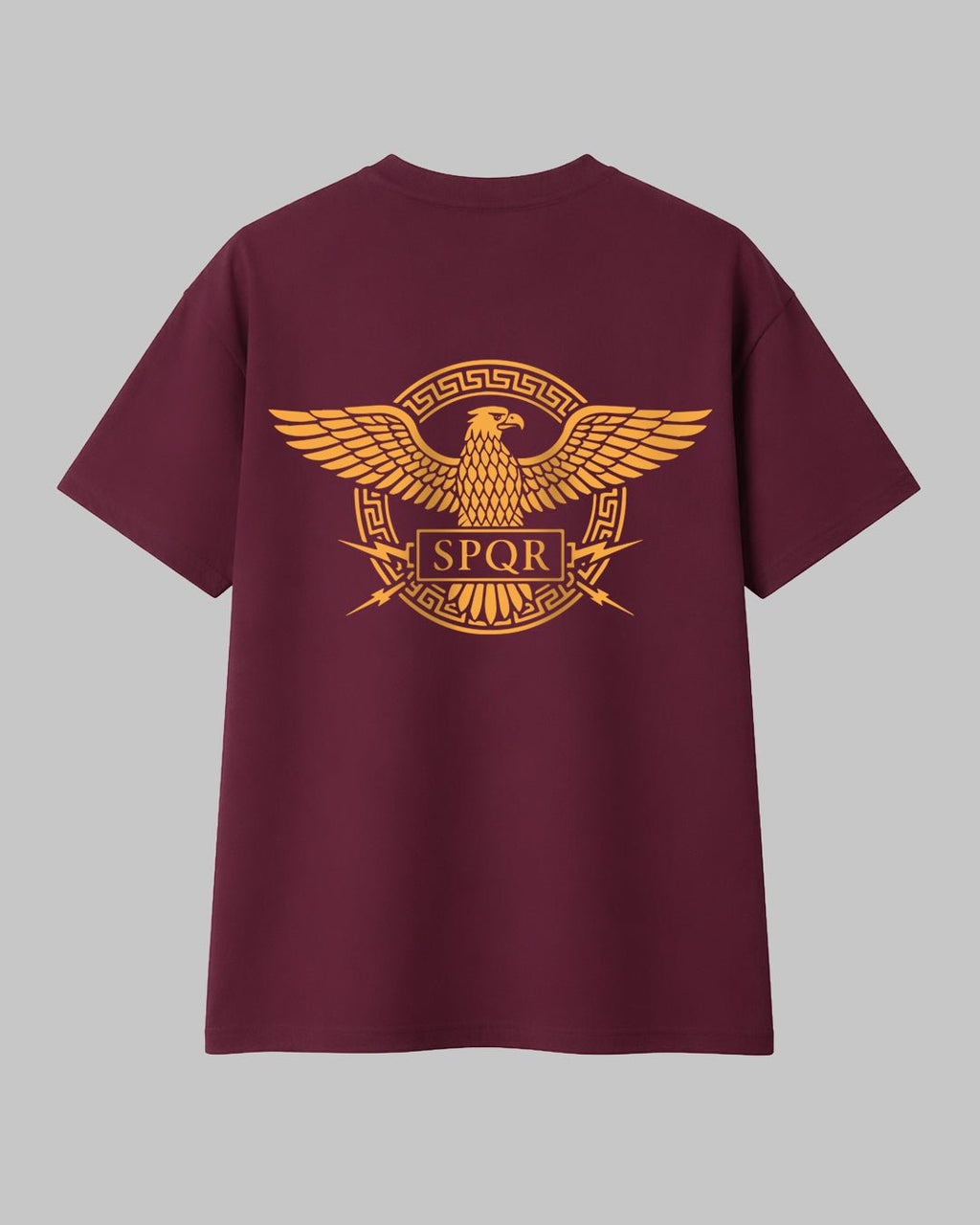 SPQR Tişört – Roma Kartalı ve İmparatorluk Amblemi SPQR Temalı Tişört - The Horda