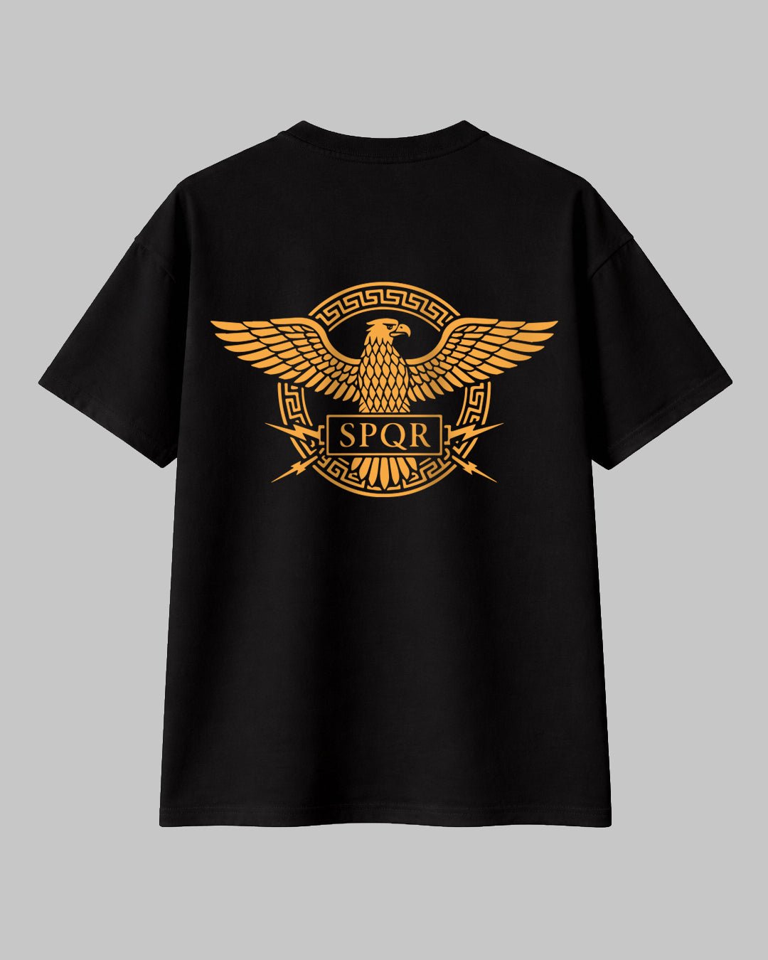 SPQR Tişört – Roma Kartalı ve İmparatorluk Amblemi SPQR Temalı Tişört - The Horda