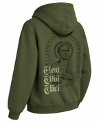 Veni Vidi Vici Hoodie – Julius Caesar Sözü Temalı Kapüşonlu Sweatshirt | Antik Roma Unisex - The Horda